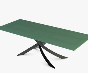 Bontempi Artistico Glass Dining Table 3D Model