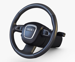Steering Wheel Audi Q7 Patrick Hellmann 3D Model