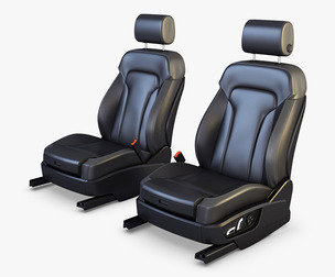 Car Seat Front 3D Model