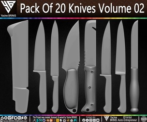 Pack Of 20 Knives Volume 02