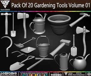 Pack Of 20 Gardening Tools Volume 01