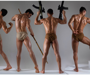 Back Anatomy(Male) vol.2 - Photo Reference Pack For Artists 667 JPEGs noAI