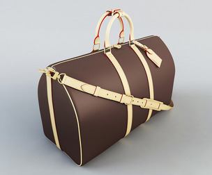 Louis Vuitton Keepall 55 3D Model