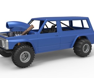 Uphill Sand Racing Dragster Version 4 Scale 1:25