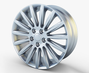 Mondeo Spoke 17 Alloy wheel 3D Model