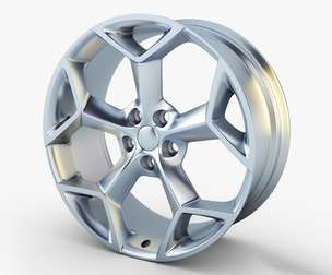 Mondeo Y Spoke 19 Alloy wheel 3D Model