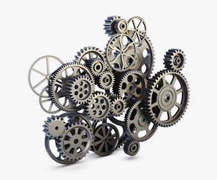 Gear Mechanism v 2 3D Model