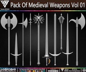 Pack Of Medieval Weapons Volume 01