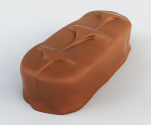 Bounty Chocolate Bar 3D Model
