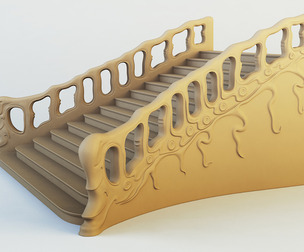 Stairs 3D Model
