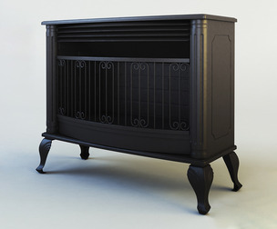 Mirage Fireplace 3D Model