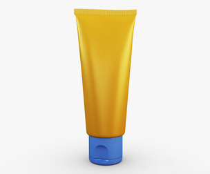 Cosmetic Cream Tube v 3 3D Model