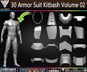 30 Armor Suit Kitbash Volume 02