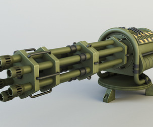 Machine Gun CIZ 3D Model