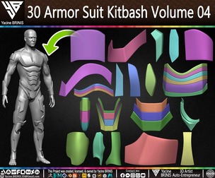 30 Armor Suit Kitbash Volume 04