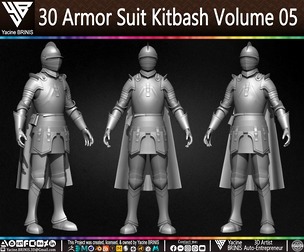 30 Armor Suit Kitbash Volume 05