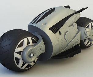 Cyber Cycle 3D Model