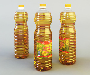 Oil Bottle 2 Liter 3D Model
