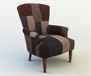 Akey Armchair 3D Model