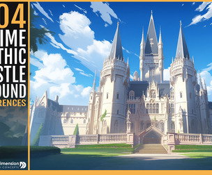 404 Anime Gothic Castle Ground