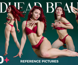420 Redhead Beauty Poses