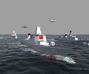Type 055 guided-missile destroyer Warship Large destroyer 054A frigate