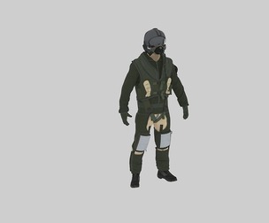 90s fighter pilot flight suit uniform