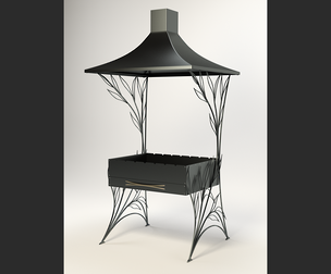 Forged barbecue