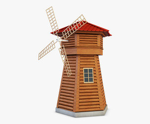 Windmill v 1 3D Model
