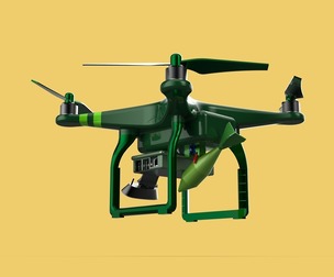 MILITARY UAV DRONE QUADCOPTER MISSILE TORPEDO AIR BOMB COMBAT