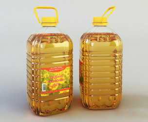 Oil Bottle 5 Liter 3d Model