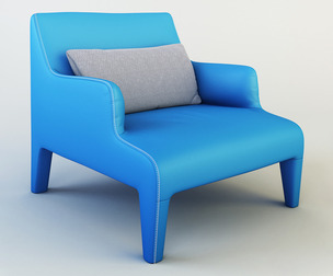 Frida Armchair 3d Model