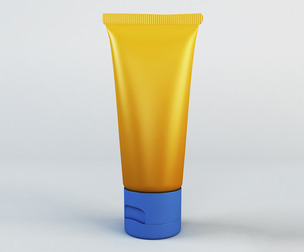 Cosmetic Cream Tube 3d Model