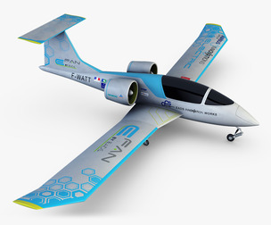 Airbus E-Fan Electric 3d Model