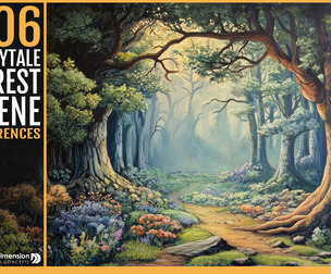 606 Fairytale Forest Scene