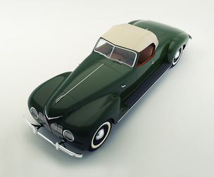ZiS 101A Sport 3D Model