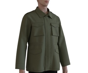 Style3D Military Jacket