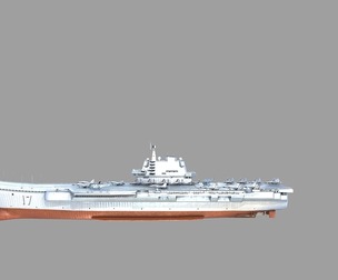 PBR 001A Shandong aircraft carrier 002 aircraft carrier CV17 Shandong