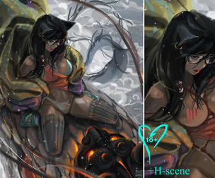 Riding a snow dragon+H-SCENE and All versions.