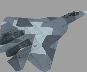PBR 9 livery Su57 Russian SU57 stealth fighter fifth-generation fighter