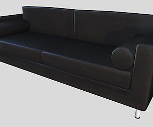 Black Leather Couch