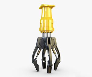 Hydraulic Grab v 3 3D Model