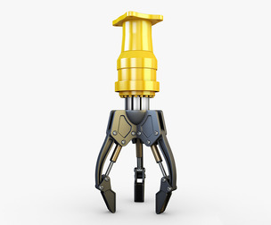Hydraulic Grab v 2 3D Model