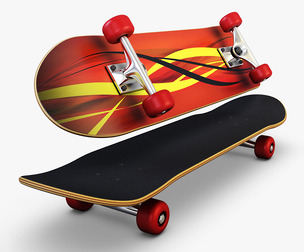 Skateboard v 1 3D Model