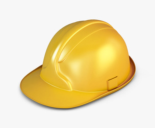 Hard Hat Yellow v 1 3D Model