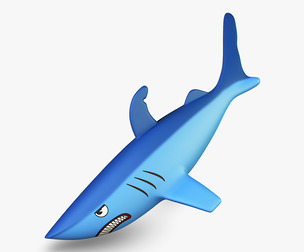 Shark v 1 3D Model
