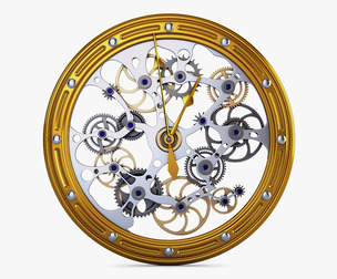 Clock Mechanism v 1 3D Model