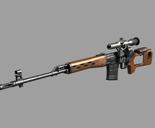 PBR SVD Dragonov Sniper rifle Chinese Type 79 sniper rifle