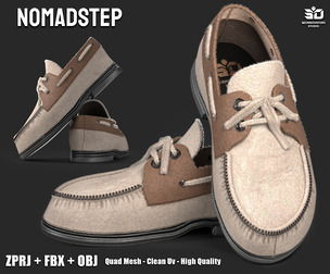 NomadStep High-Quality 3D Shoe Model 3D model