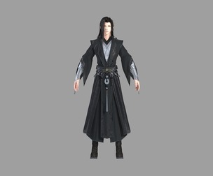 PBR Ancient chivalry Ancient costume Young Man ancient style Hanfu Swordsman